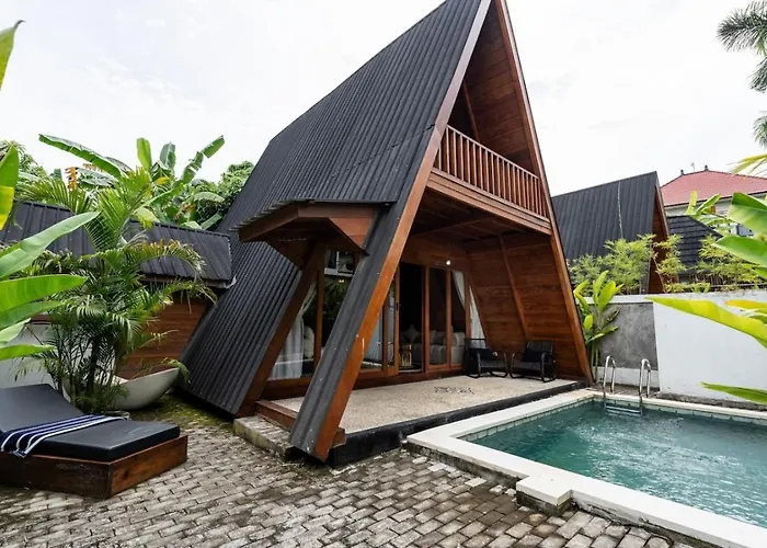 Orfeas 4 - Private 1br Wooden Loft Canggu With Private Pool *